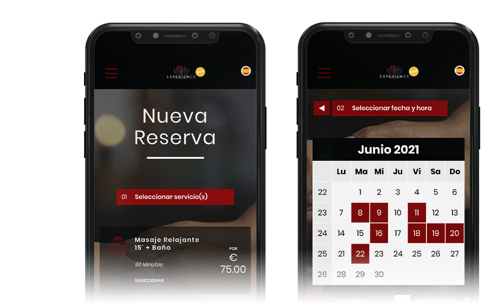 App de reservy amb calendari de reserves