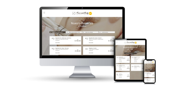 Demo de reserves online per al sector de centres d'estètica