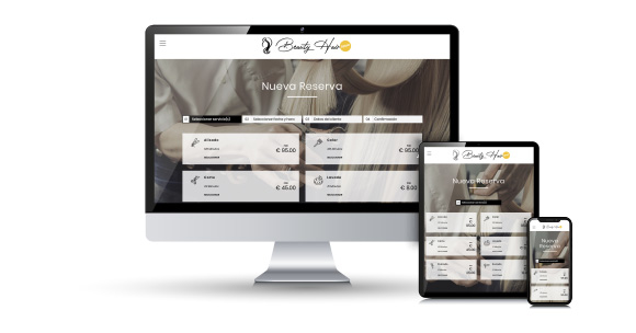 Demo de reserves online per al sector de perruqueria